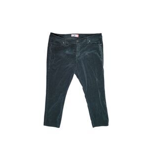 Cabi Dark Green Straight Leg Corduroy Jeans